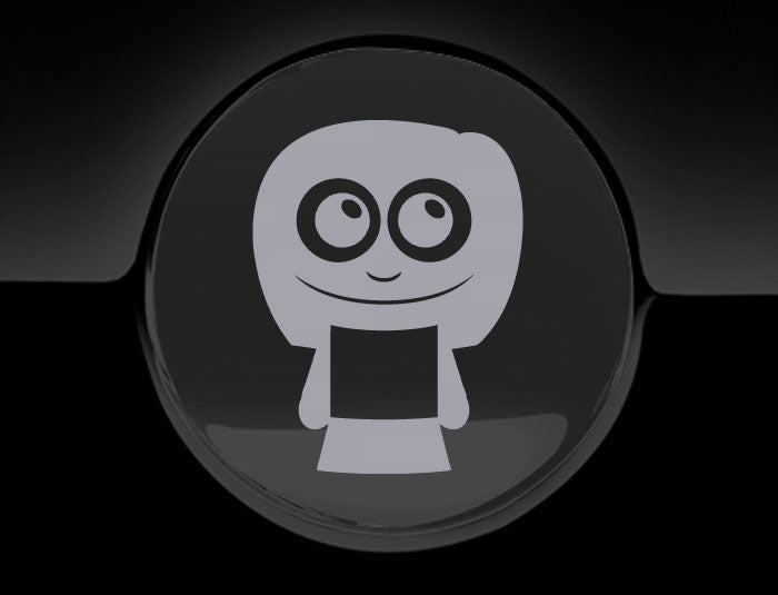 Adorable Woman Fuel Cap Car Sticker