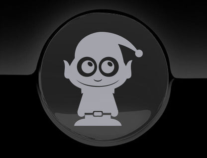 Adorable Elf Fuel Cap Car Sticker