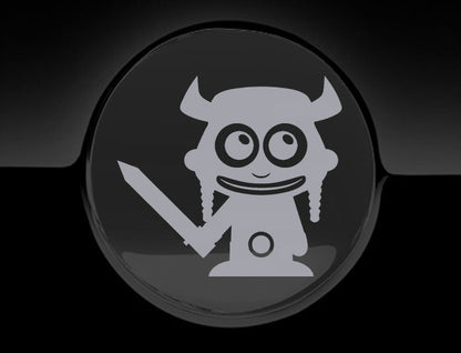 Adorable Viking Fuel Cap Car Sticker
