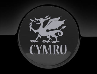 Cymru Dragon Welsh Fuel Cap Cover Car Sticker