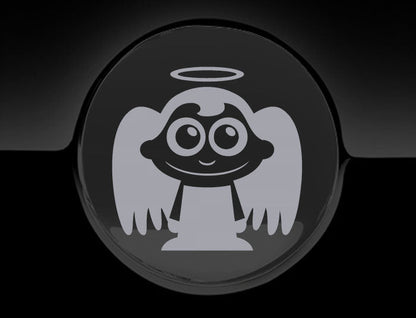 Adorable Angel Fuel Cap Car Sticker