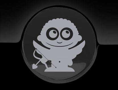 Adorable Cupid Fuel Cap Car Sticker