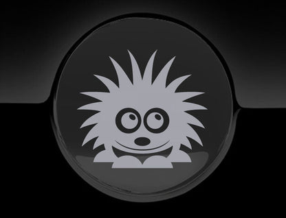 Adorable Hedgehog Fuel Cap Car Sticker