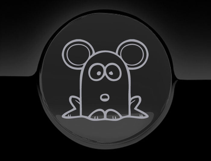 Funny Cartoon MouseFuel Cap Cover Car Sticker