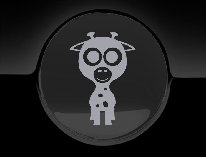 Adorable Giraffe Fuel Cap Car Sticker