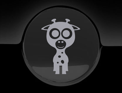 Adorable Giraffe Fuel Cap Car Sticker