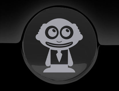 Adorable Grandpa Fuel Cap Car Sticker