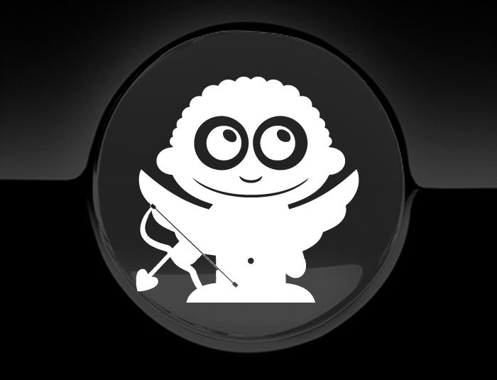 Adorable Cupid Fuel Cap Car Sticker