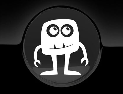 Adorable Monster Fuel Cap Car Sticker