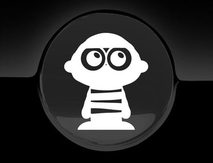 Adorable Mummy Fuel Cap Car Sticker