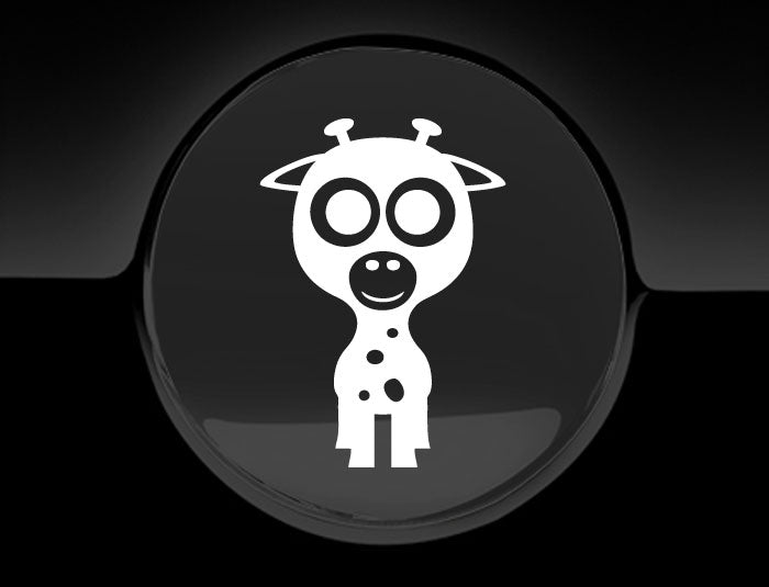 Adorable Giraffe Fuel Cap Car Sticker