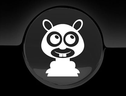 Adorable Mole Fuel Cap Car Sticker