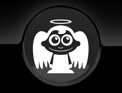 Adorable Angel Fuel Cap Car Sticker