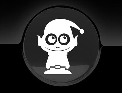 Adorable Elf Fuel Cap Car Sticker