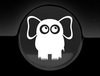 Adorable Elephant Fuel Cap Car Sticker