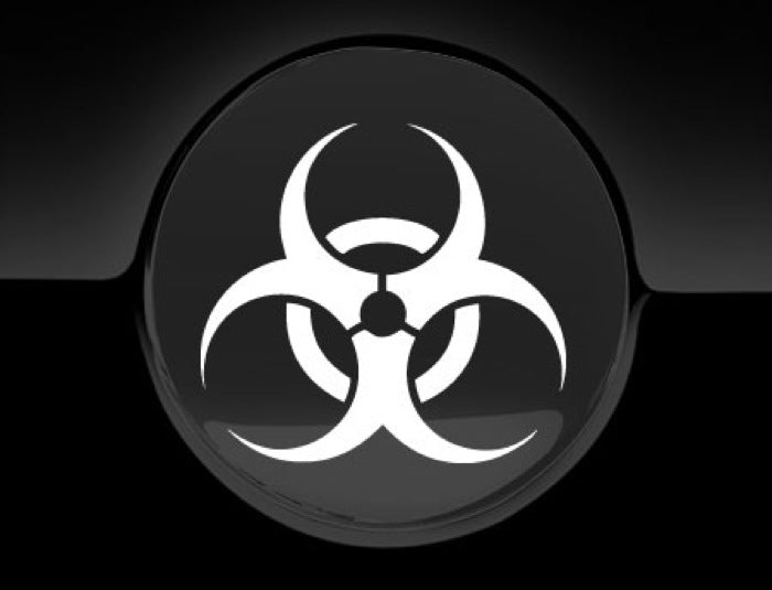 Biohazard Fuel Cap Cover Car Sticker