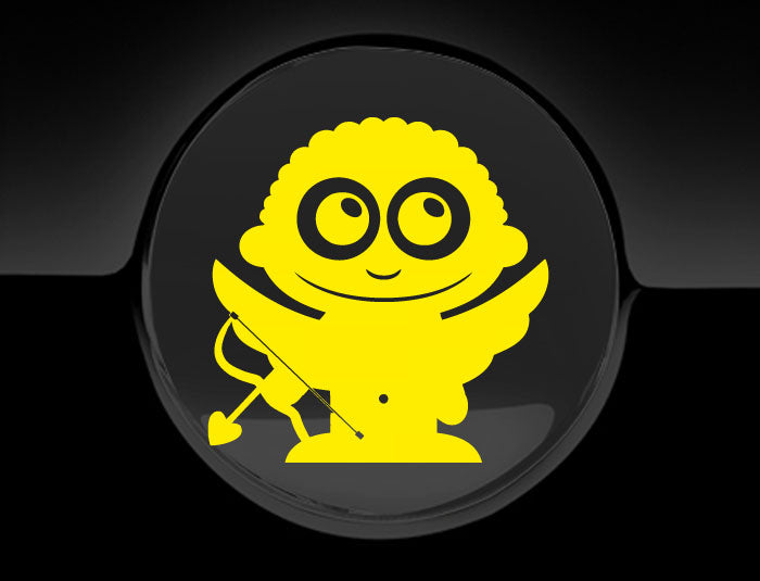 Adorable Cupid Fuel Cap Car Sticker