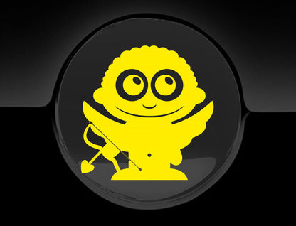 Adorable Cupid Fuel Cap Car Sticker