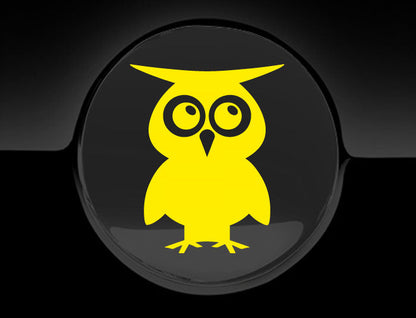 Adorable Owl Fuel Cap Car Sticker