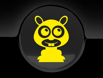 Adorable Mole Fuel Cap Car Sticker