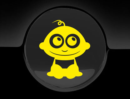 Adorable Baby Fuel Cap Car Sticker