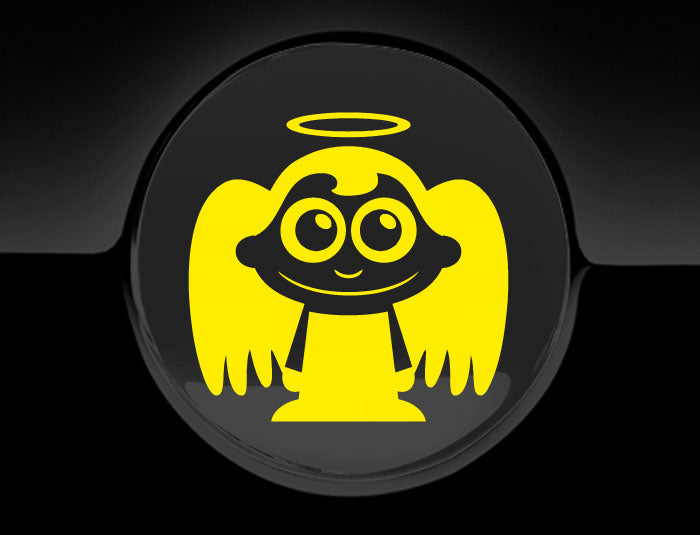 Adorable Angel Fuel Cap Car Sticker