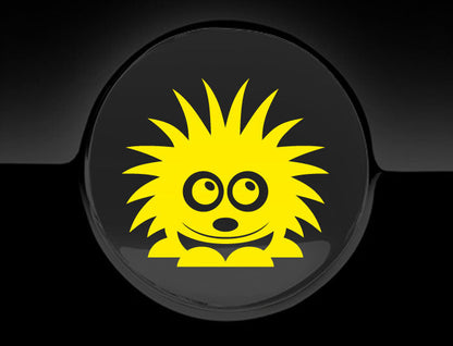 Adorable Hedgehog Fuel Cap Car Sticker