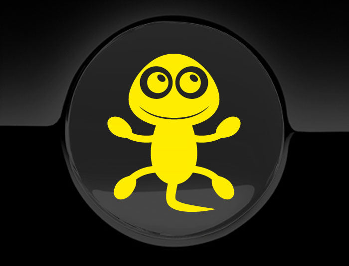 Adorable Lizard Fuel Cap Car Sticker