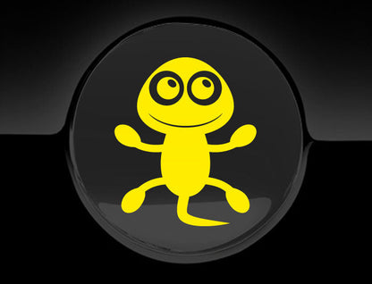 Adorable Lizard Fuel Cap Car Sticker