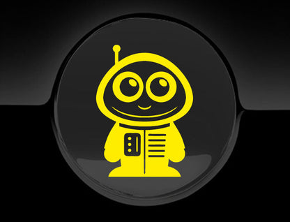 Adorable Astronaut Fuel Cap Car Sticker