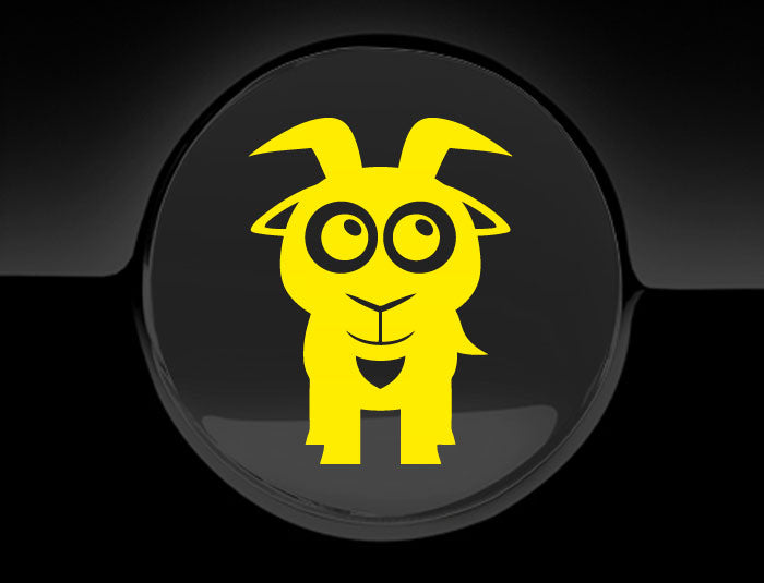 Adorable Goat Fuel Cap Car Sticker