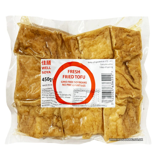 WELL SOYA Fresh Fried Tofu 450g