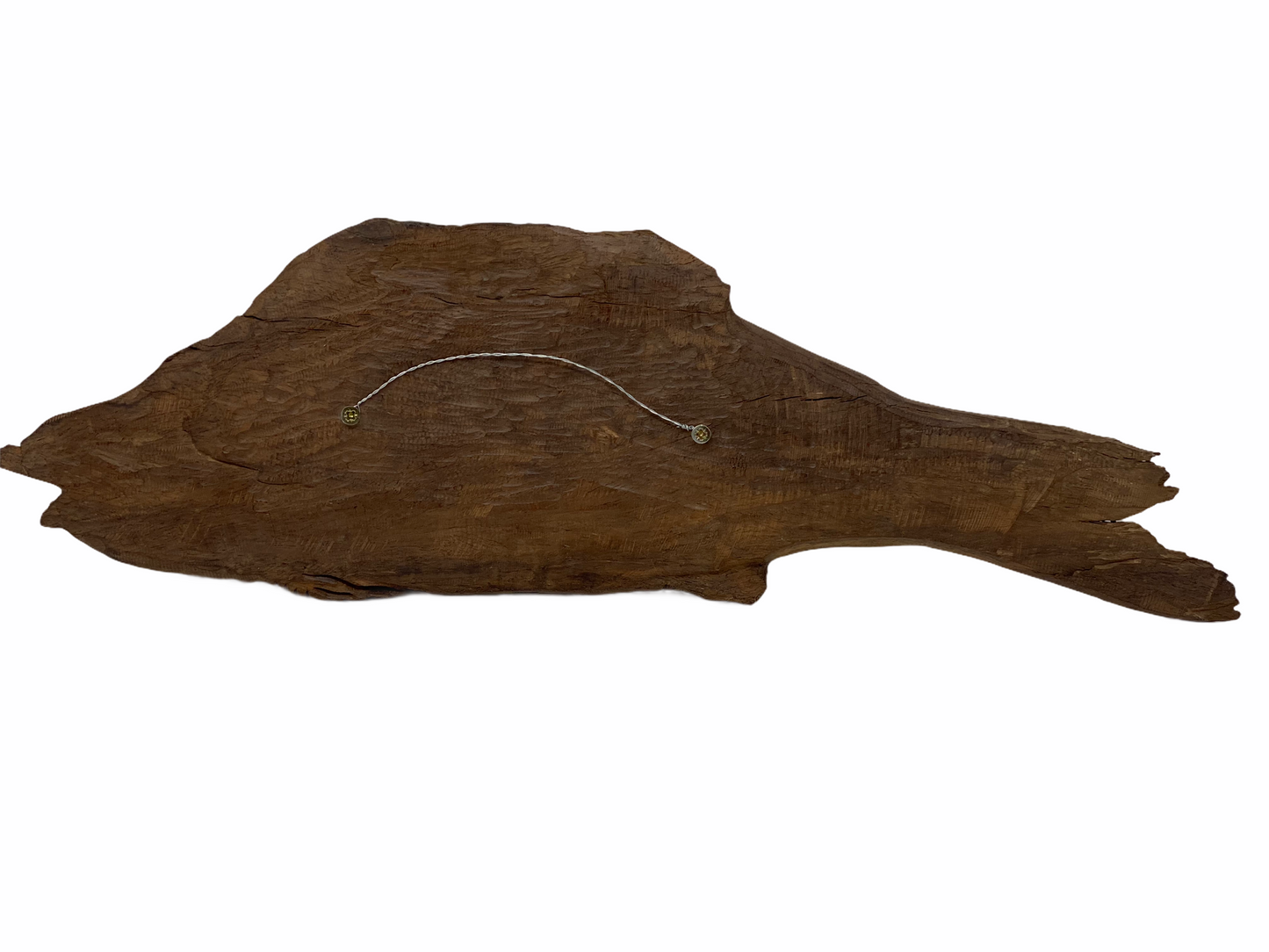 Driftwood Hand Carved Fish - Large