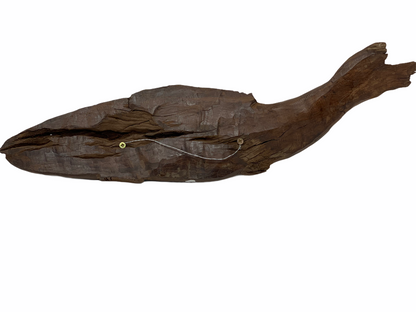 Drift Wood Hand Carved Fish - Large