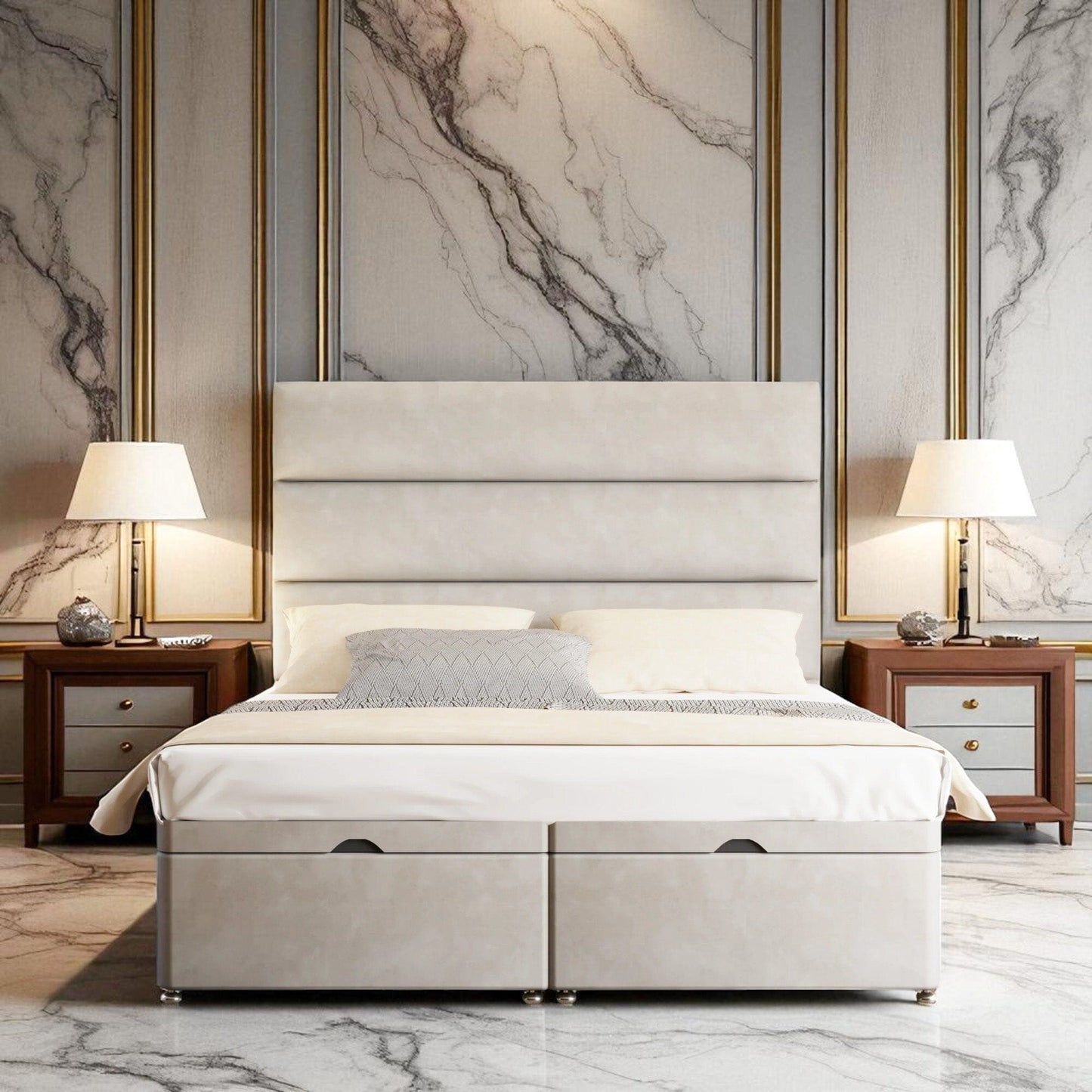 Fiorenza Ottoman Storage Divan Bed Set