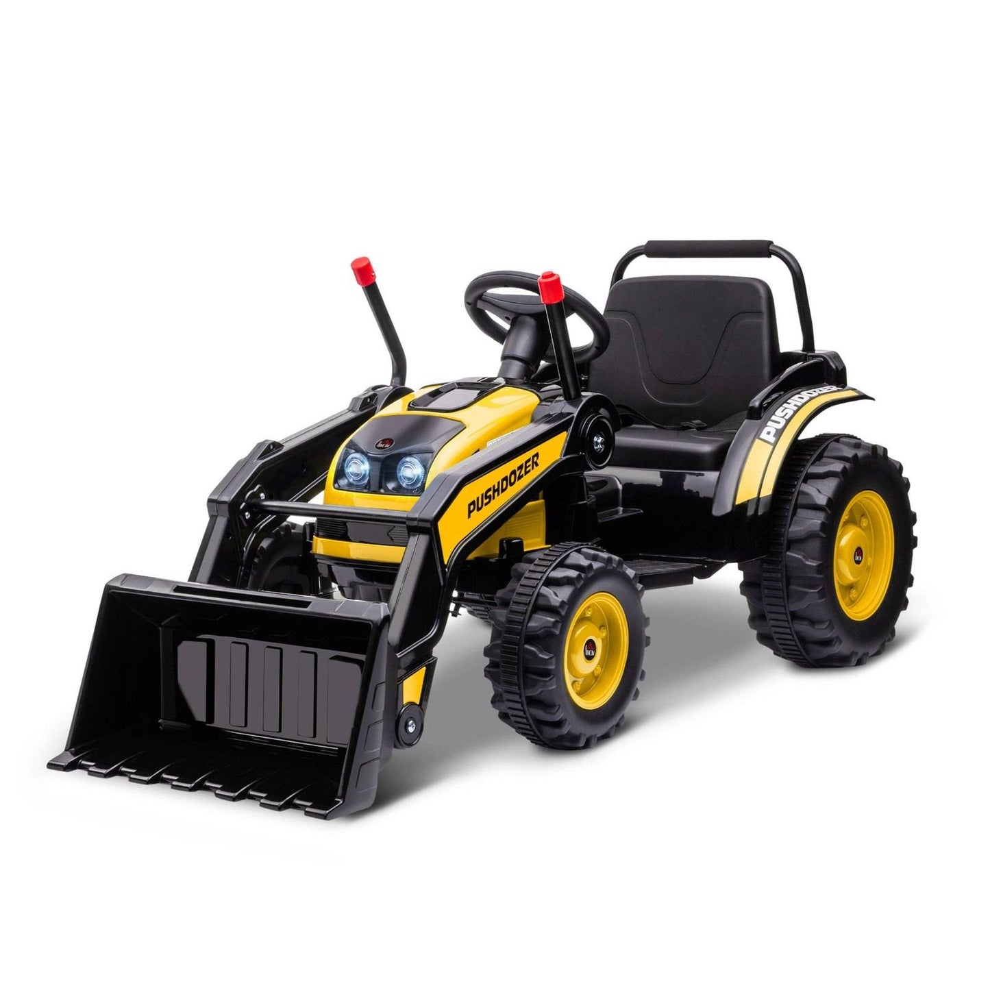 Kids Digger Ride On Excavator 6V Battery Tractor Music Headlight Yellow
