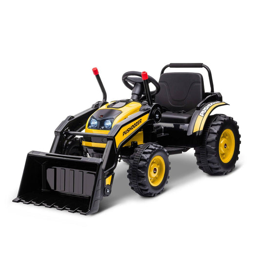 Kids Digger Ride On Excavator 6V Battery Tractor Music Headlight Yellow