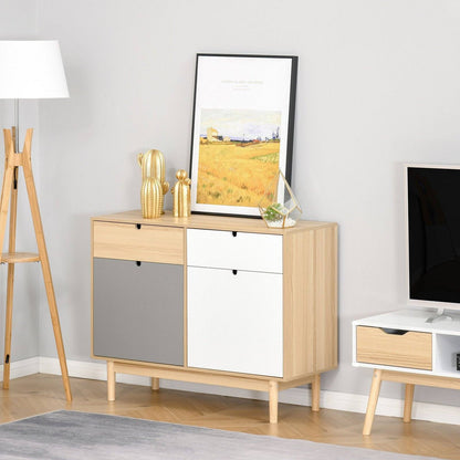 Sideboard Storage Cabinet Kitchen Cupboard with Drawers for Bedroom