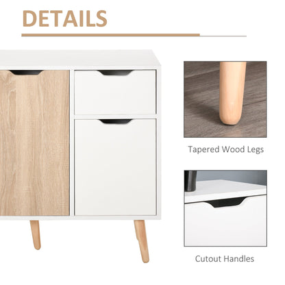 Sideboard Floor Standing Storage Cabinet with Drawer for Bedroom