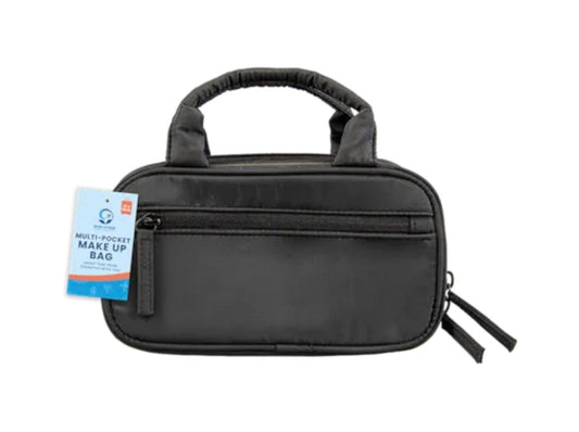 Multi-pocket makeup bag