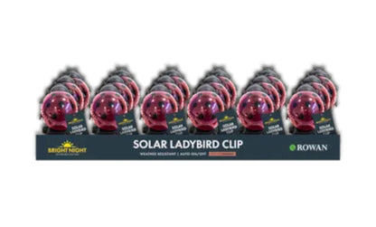 Solar powered ladybird clip