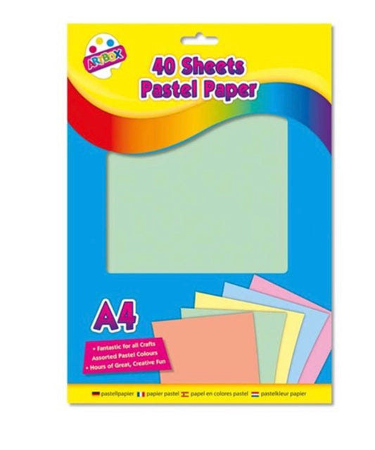 A4 pastel card 10 sheets