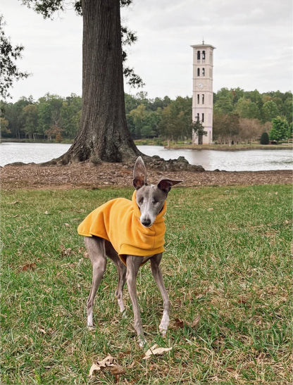 Open-Leg Fleece Vest - Coral