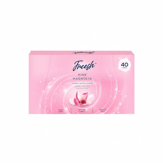 Freesh tumble dryer sheets 40 pack - pink magnolia
