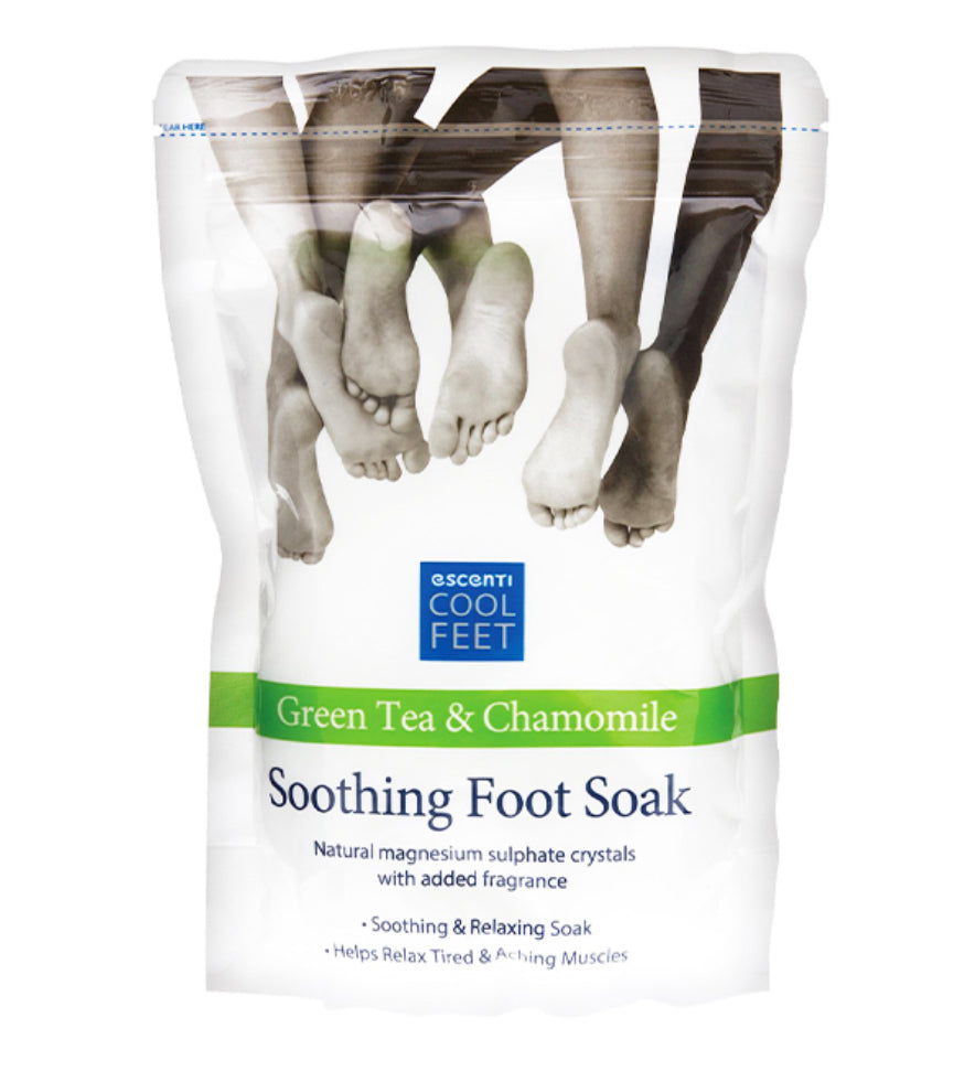 Soothing foot soak - green tea & chamomile