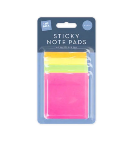 Sticky note pads 4 pack