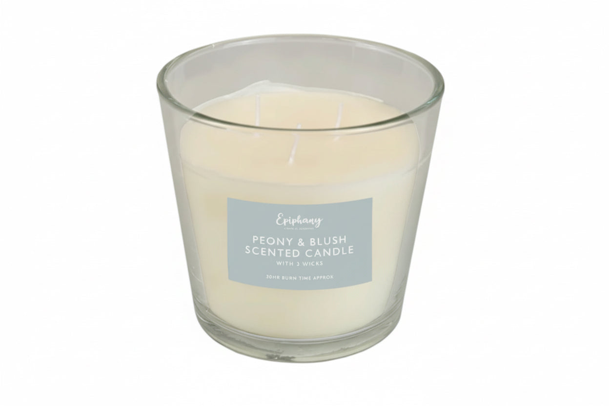 Large scented 3 wick candle
