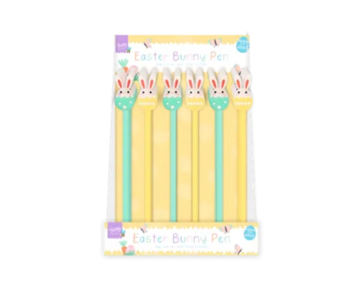 Easter bunny rubber pen