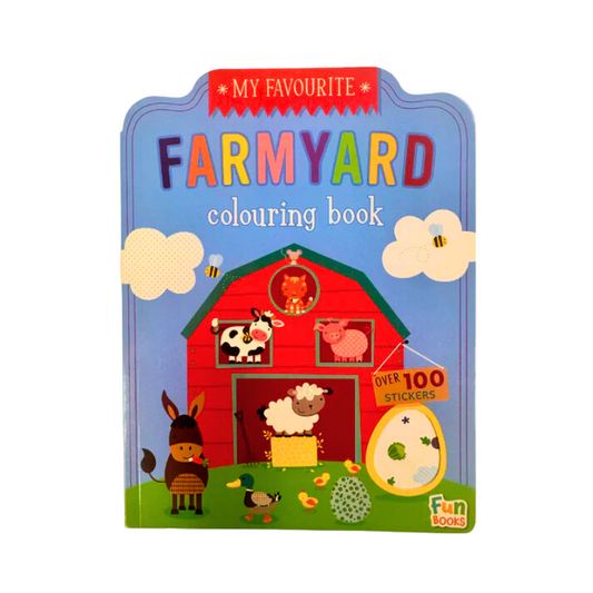 Wholesale Farmyard Sticker Colouring Book - (Case of 20)