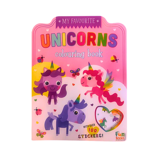 Wholesale Unicorn Sticker Colouring Book - (Case of 20)